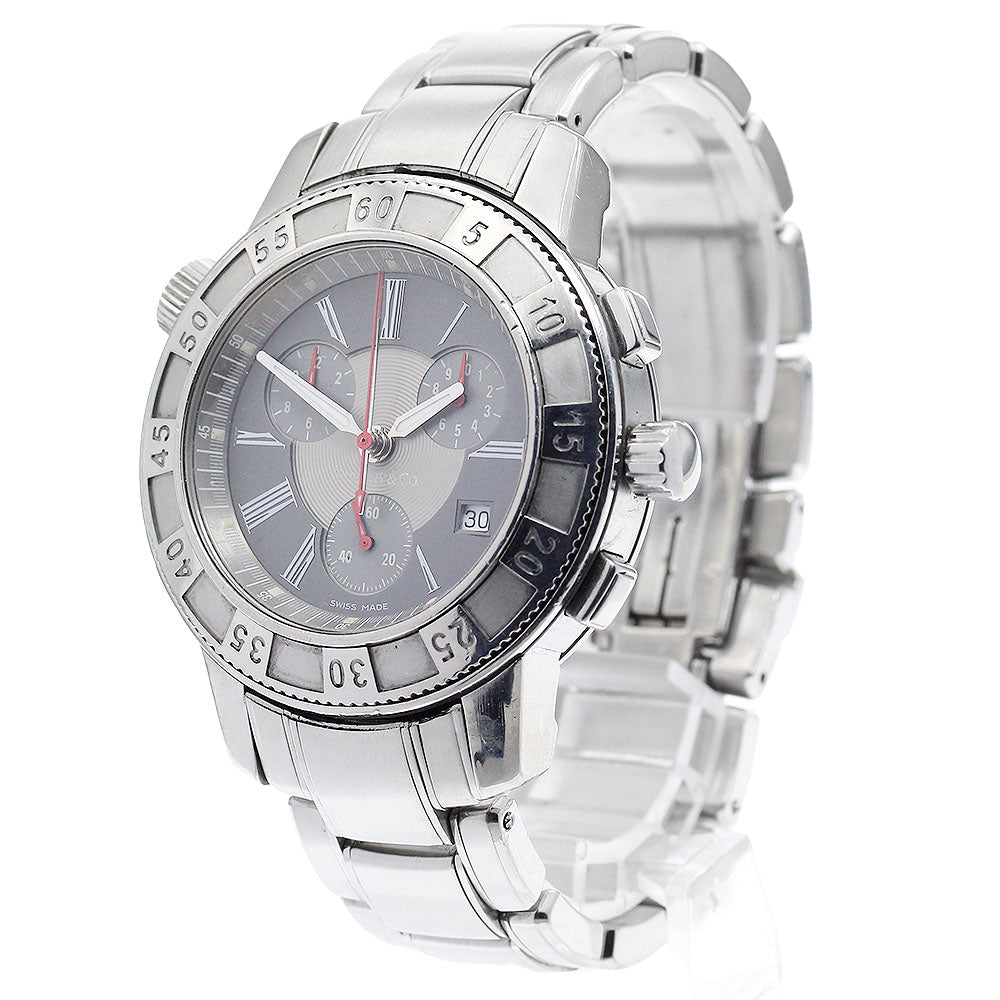 TIFFANY&Co. Mark T-57 Chronograph Date gray Dial Quartz Men's Watch_903314