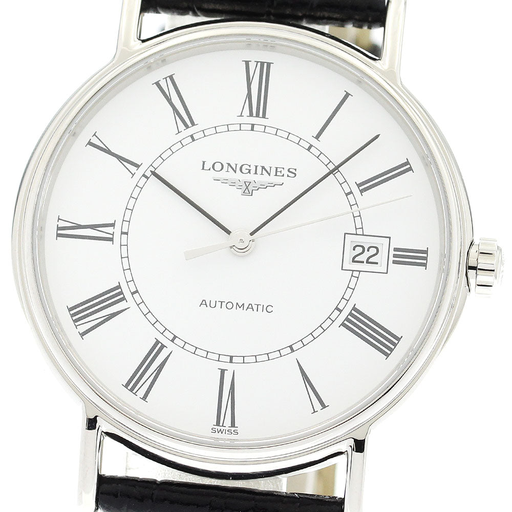 LONGINES Plaisance L4.921.4.11.2 Date white Dial Automatic Men's Watch_903319