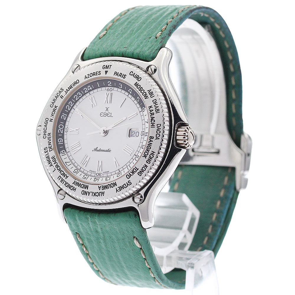 EBEL voyager world time Ref.9124913 Date white Dial Automatic Men's Watch_903329
