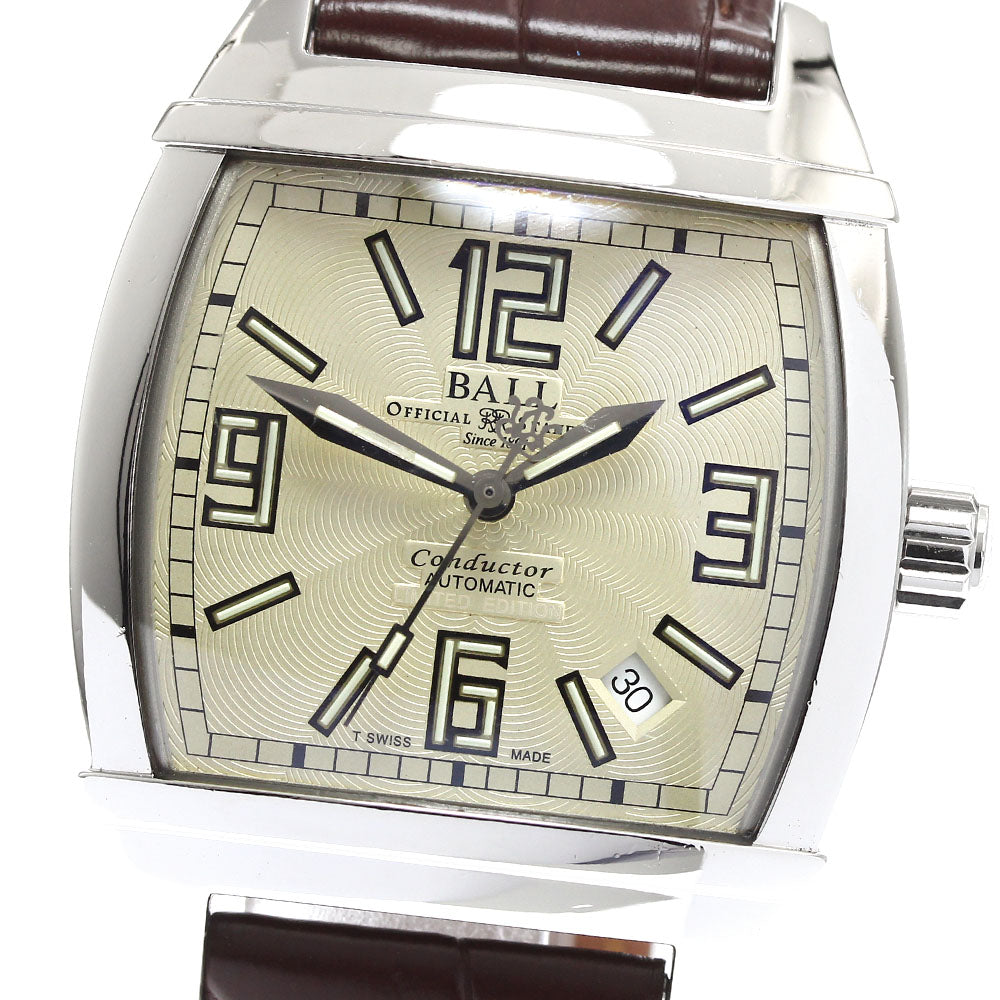 BALLWATCH conductor NM1068D Date Champagne Gold Dial Automatic Men's Watch_903338