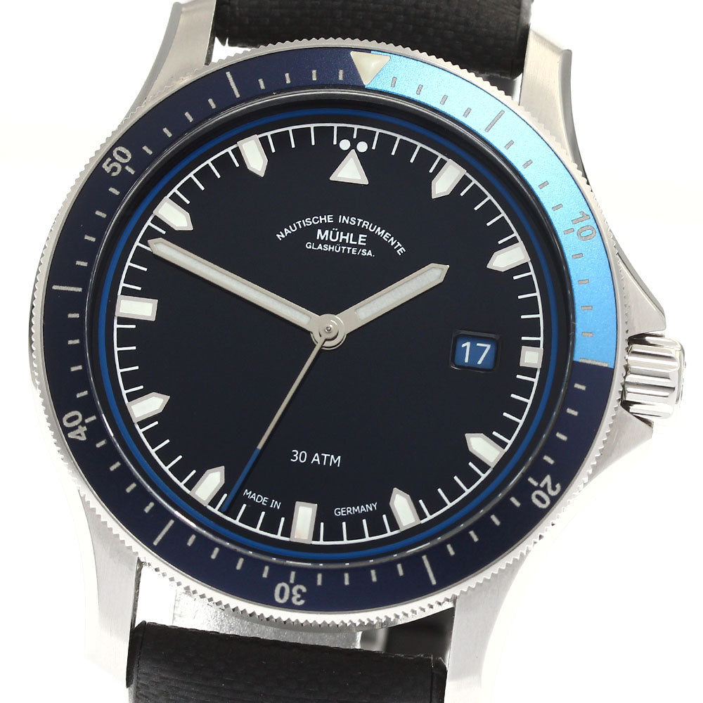 Muhle Glashutte Promarego M1-42-30 Date Navy Dial Automatic Men's Watch_903349