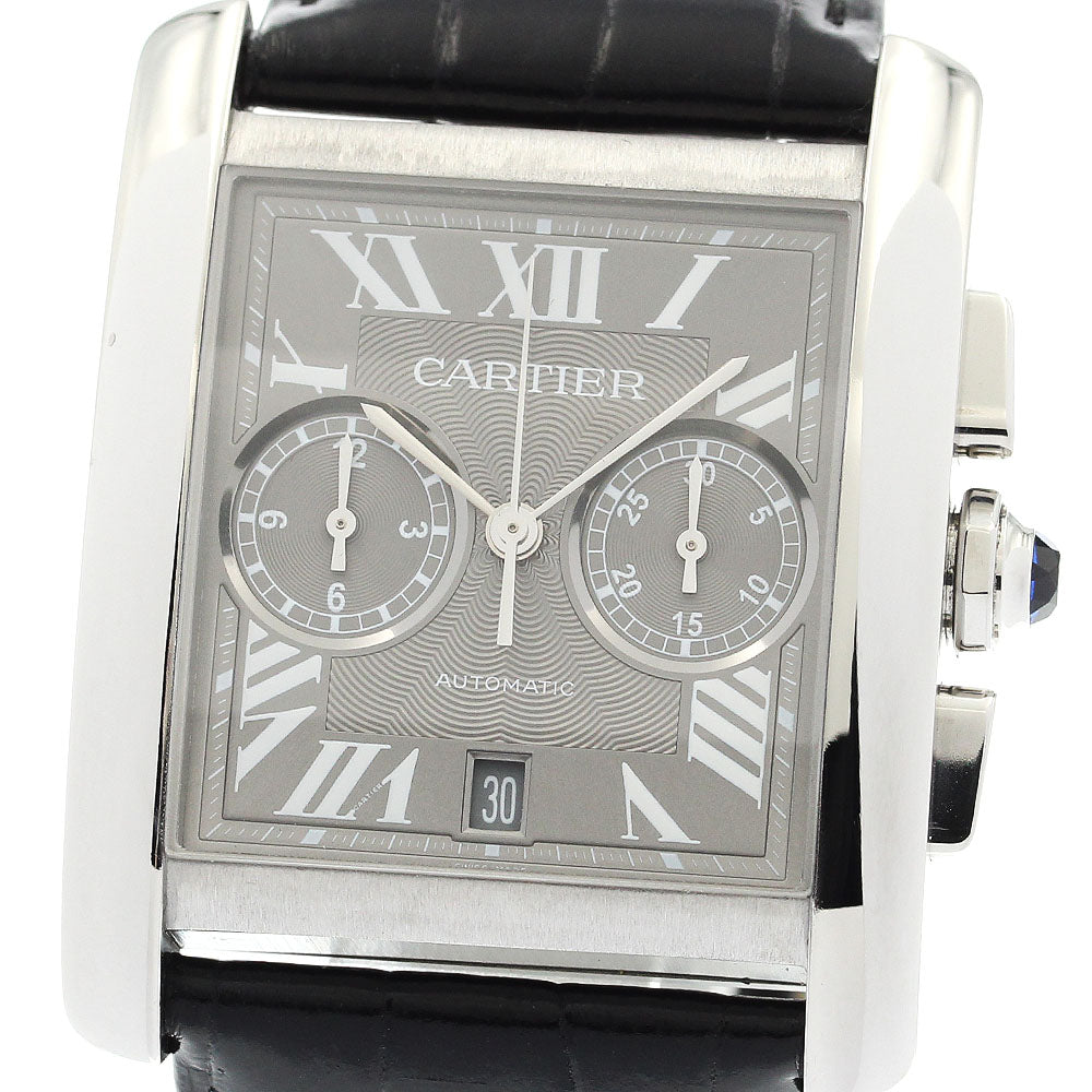 CARTIER Tank MC LM W5330008 Chronograph Date gray Dial Automatic Men's Watch_903352