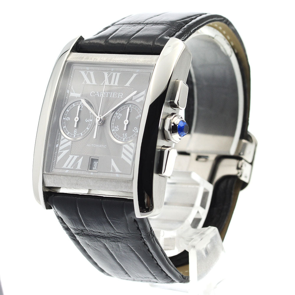 CARTIER Tank MC LM W5330008 Chronograph Date gray Dial Automatic Men's Watch_903352
