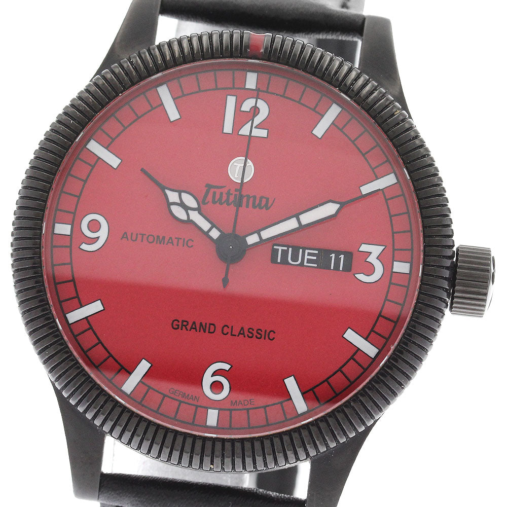 TUTIMA Grand classic Day date Red Dial Automatic Men's Watch_903354
