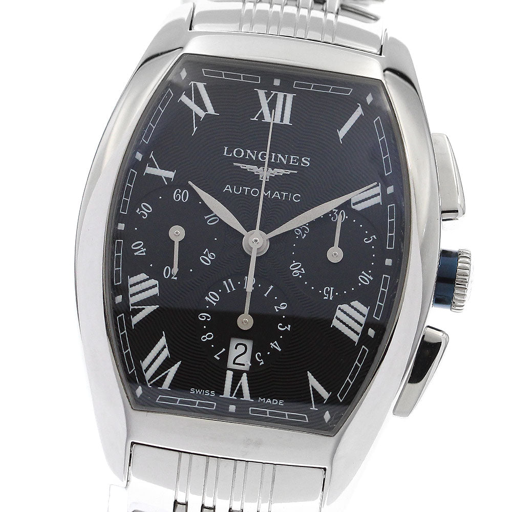 LONGINES Evidenza L2.156.4 Chronograph black Dial Automatic Men's Watch_903360