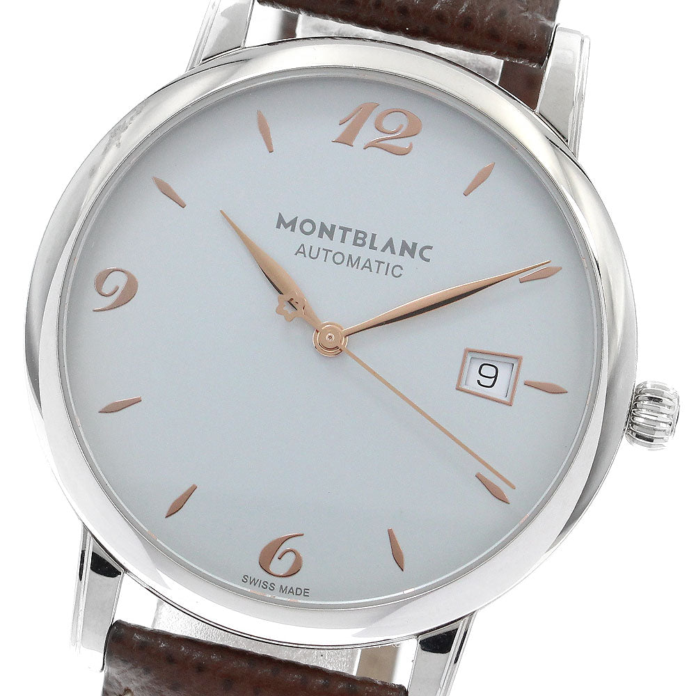 MONTBLANC Star 7298 Date white Dial Automatic Men's Watch_903362