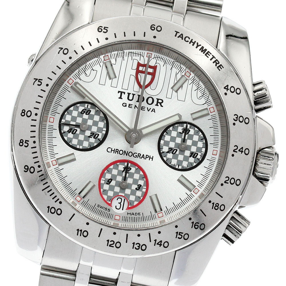 TUDOR Sports chronograph 20300 Date Silver Dial Automatic Men's Watch_903363
