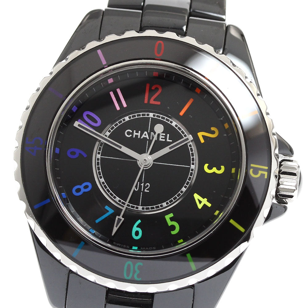 CHANEL J12 electro H7121 Black ceramic limited to 1255 Quartz Ladies_903367