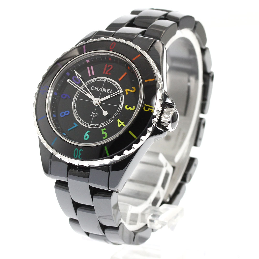 CHANEL J12 electro H7121 Black ceramic limited to 1255 Quartz Ladies_903367