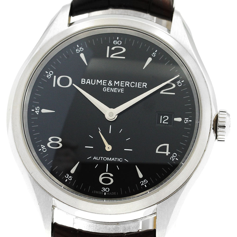 Baume & Mercier Clifton MOA10053 Date Small Second black Dial Automatic Men's Watch_903374