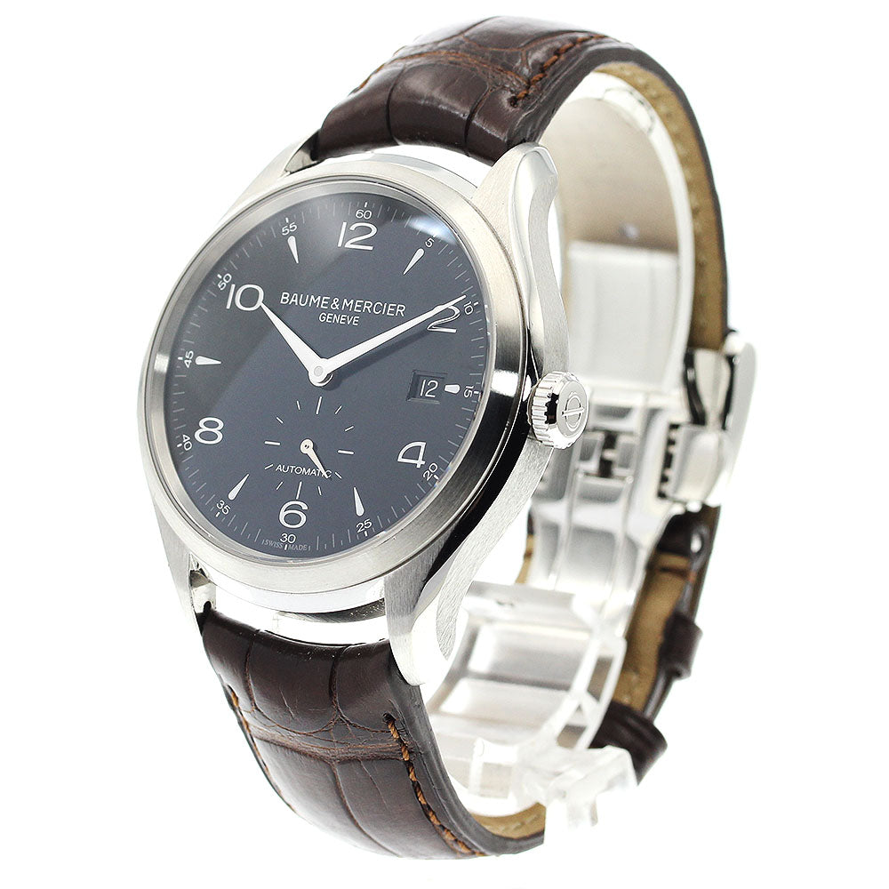 Baume & Mercier Clifton MOA10053 Date Small Second black Dial Automatic Men's Watch_903374