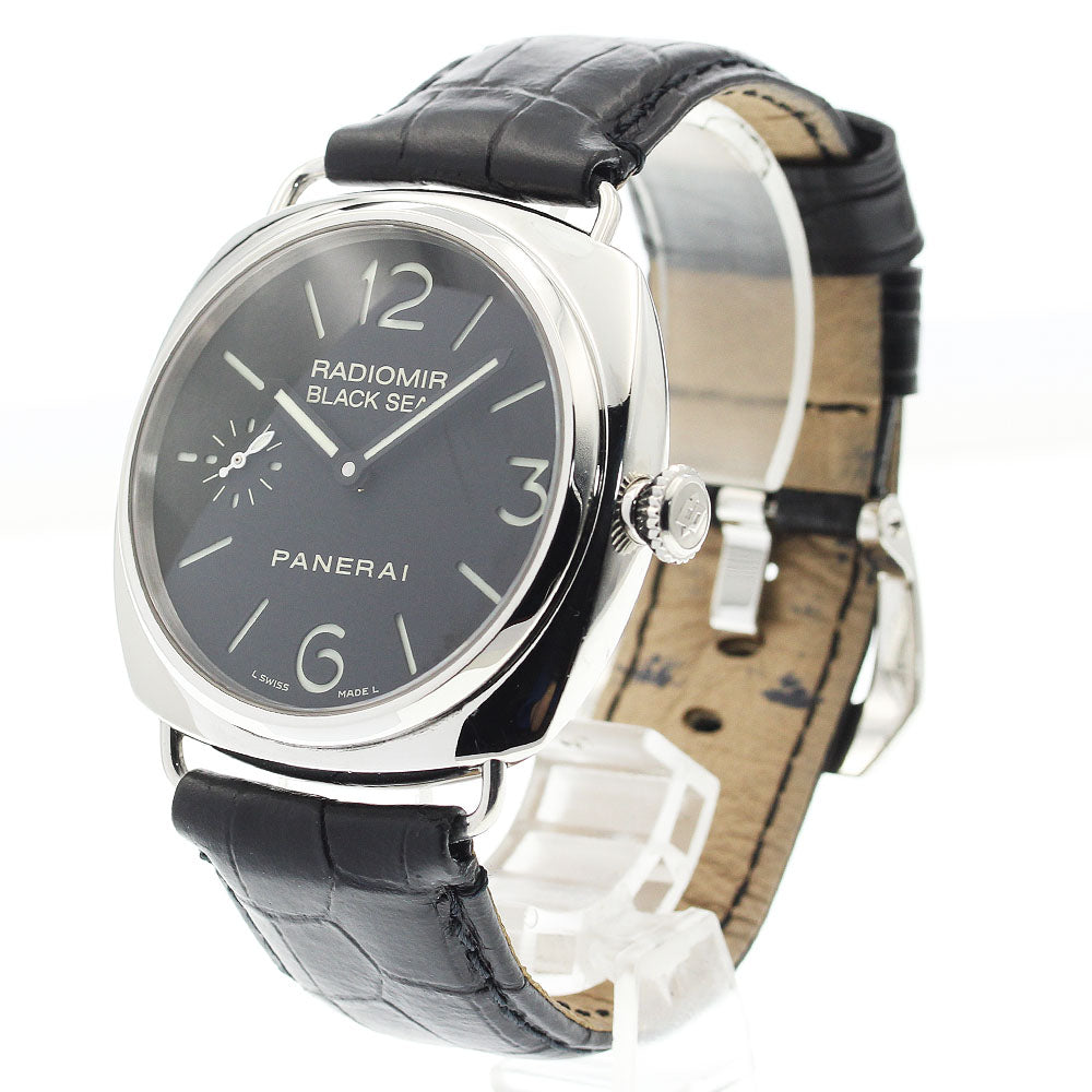 PANERAI Radiomir Black Seal PAM00183 Small seconds black Dial Hand Winding Men's Watch_903376