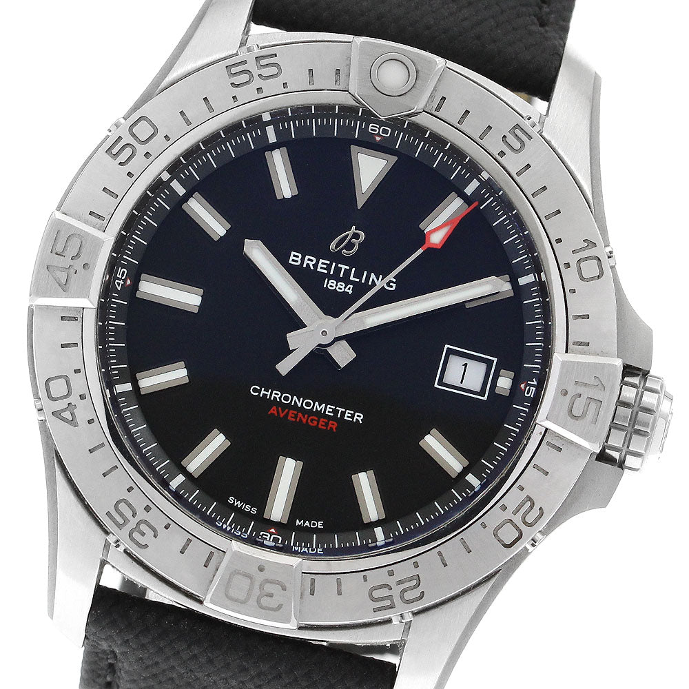 BREITLING Avenger Automatic 42 A17328 Date black Dial Automatic Men's_903409