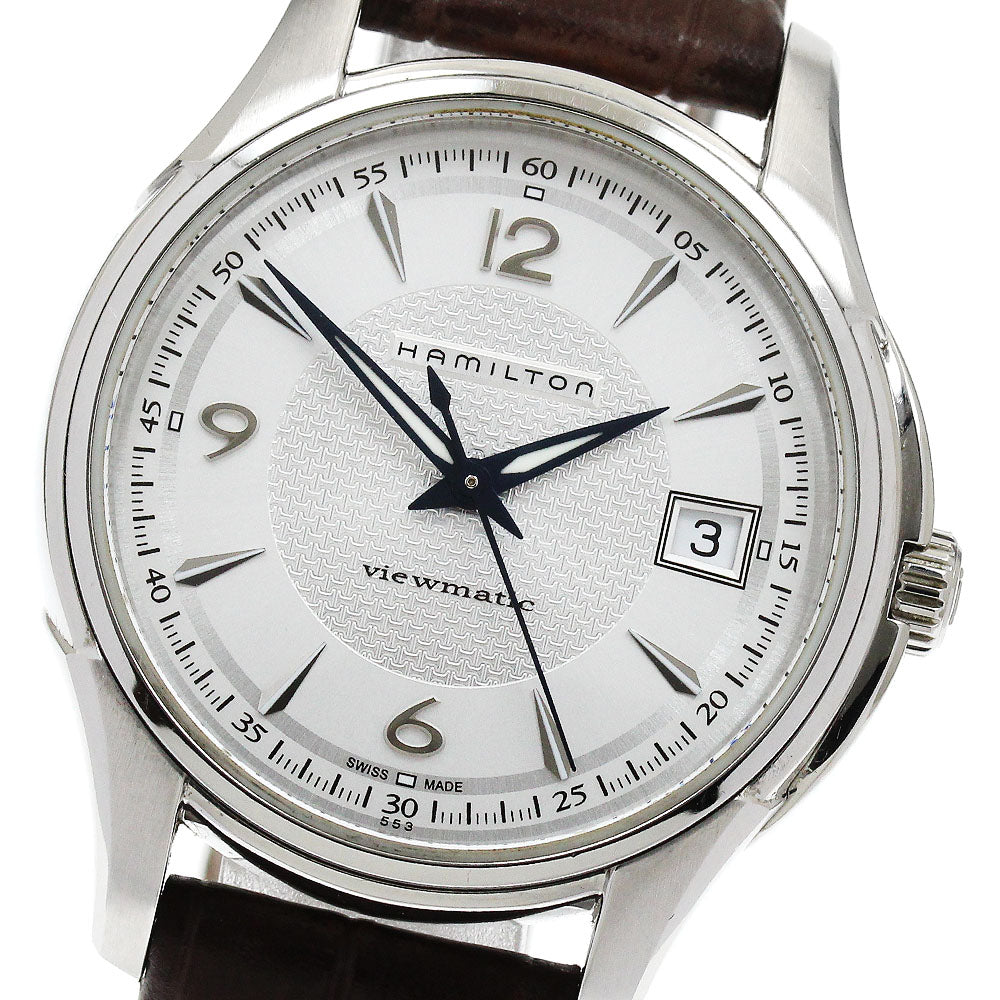 HAMILTON Jazzmaster Viewmatic H324550 Date Silver Dial Automatic Men's Watch_903444