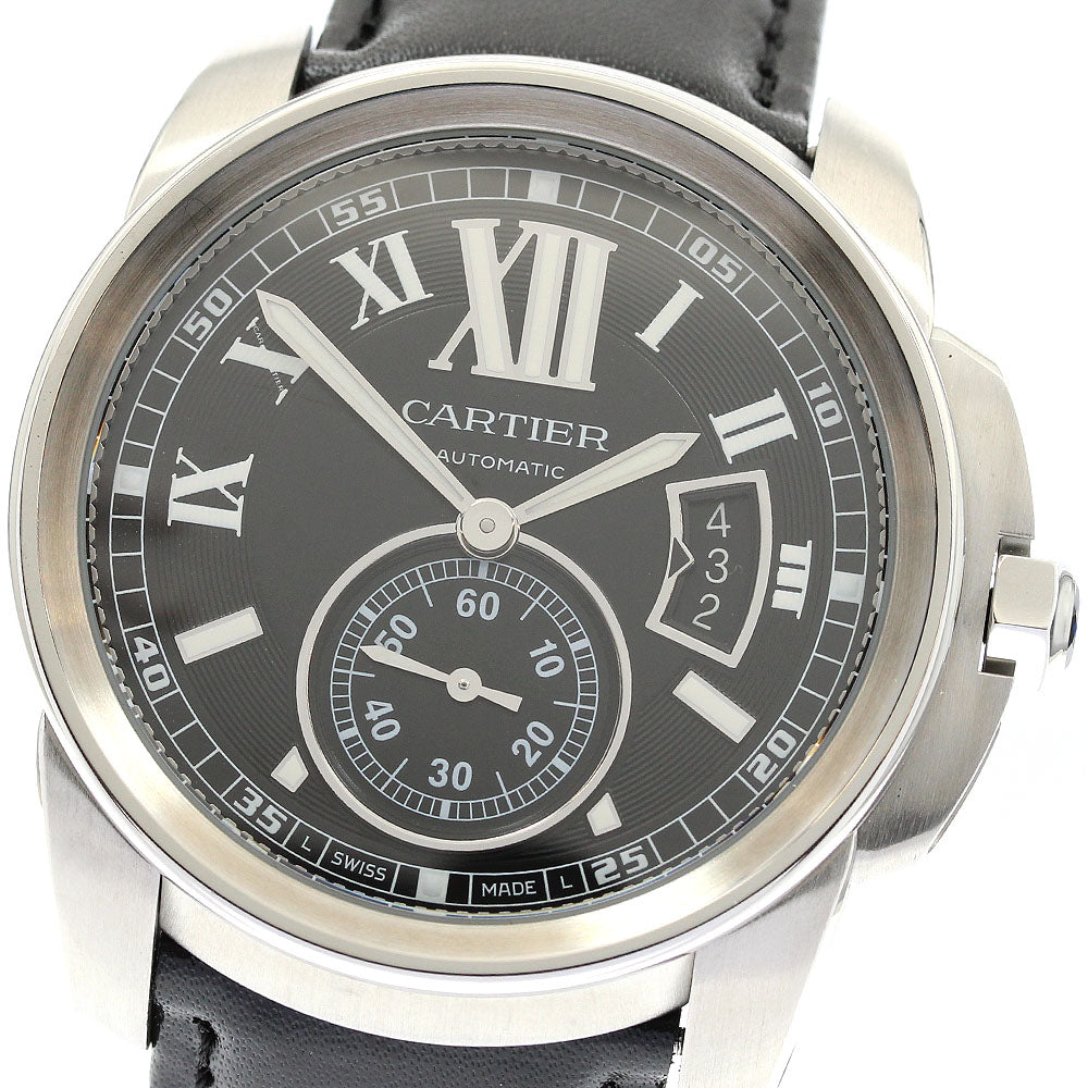 CARTIER Calibre de Cartier W7100041 Date black Dial Automatic Men's Watch_903450