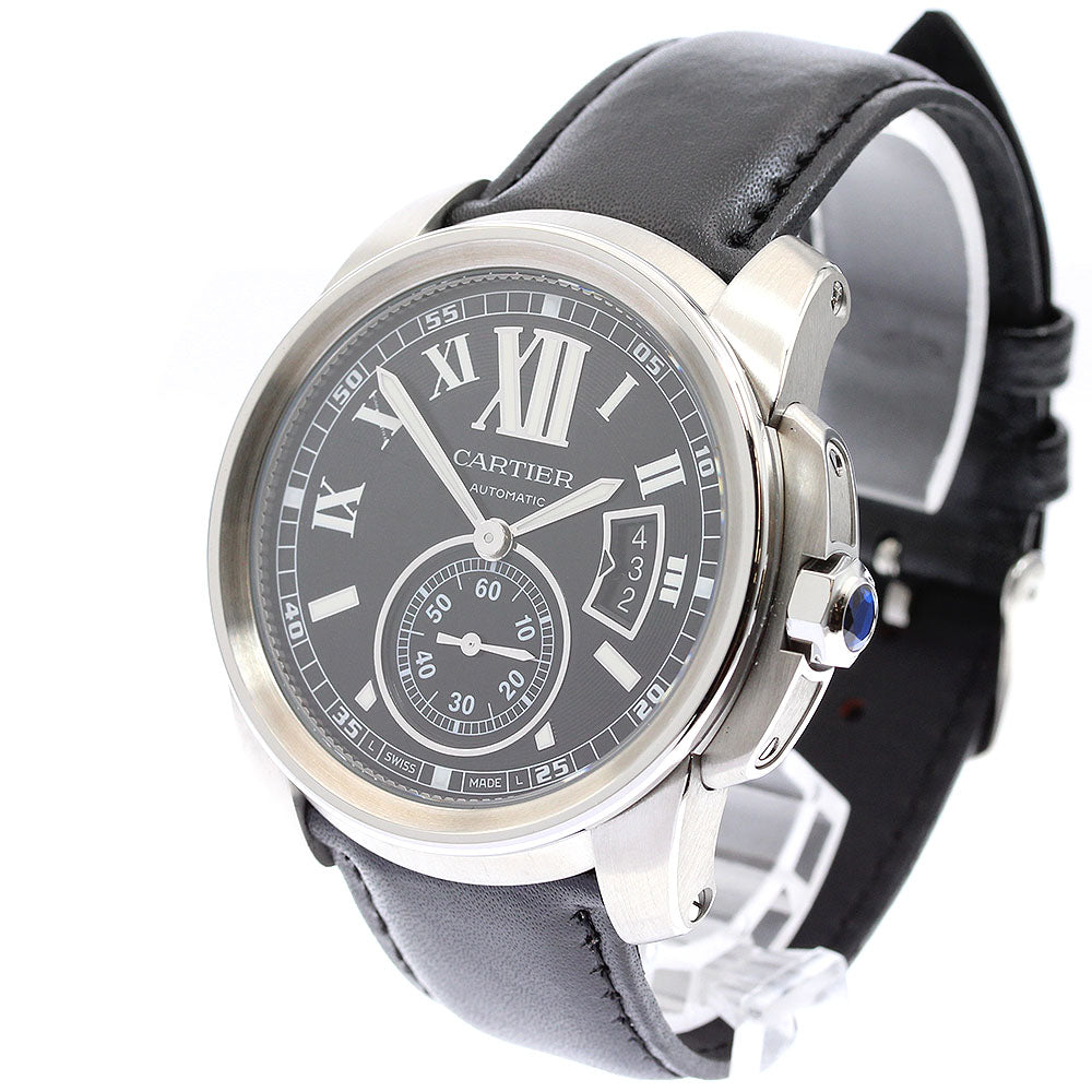CARTIER Calibre de Cartier W7100041 Date black Dial Automatic Men's Watch_903450