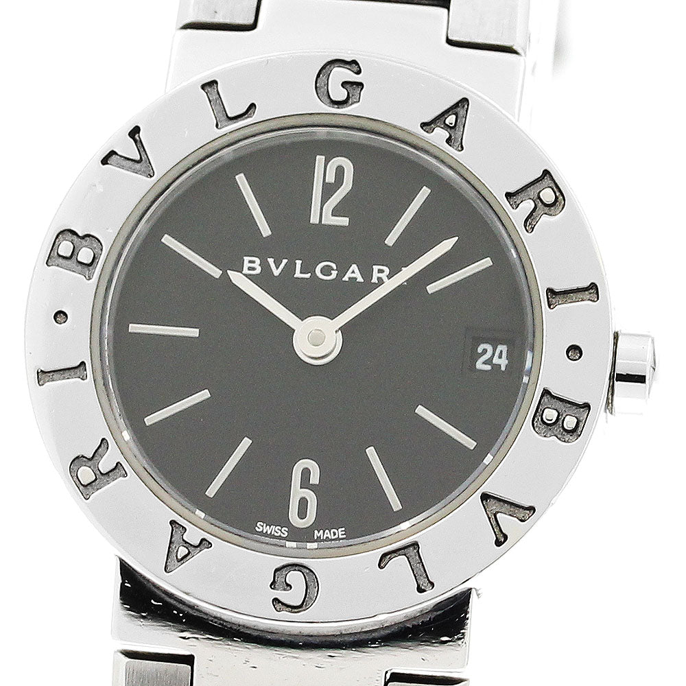 BVLGARI BVLGARIBVLGARI BB23SS Date Black Dial Quartz Ladies Watch_903455
