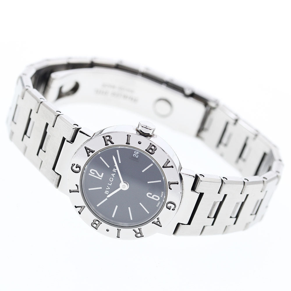 BVLGARI BVLGARIBVLGARI BB23SS Date Black Dial Quartz Ladies Watch_903455