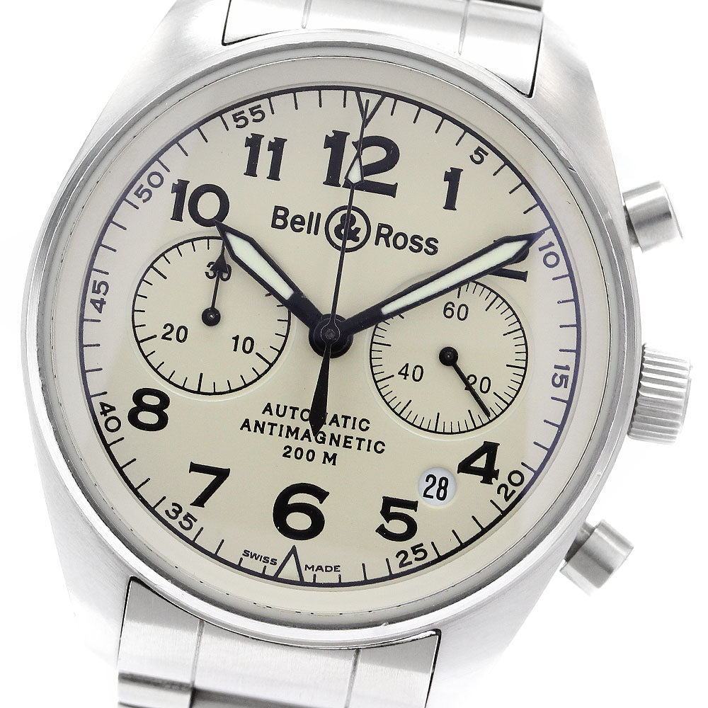 Bell＆Ross 126.A Date Chronograph beige Dial Automatic Men's Watch_903506