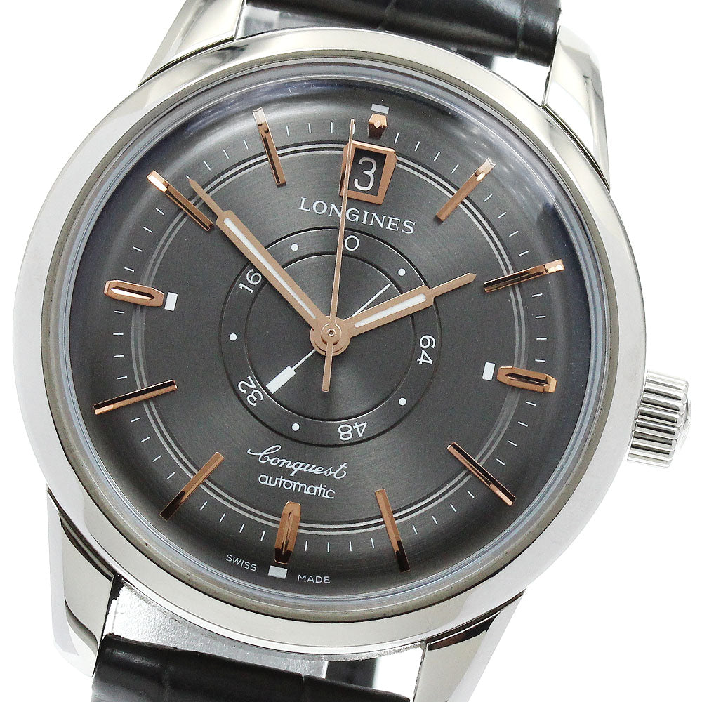 LONGINES Conquest Heritage Central L1.648.4 Date power reserve gray Dial Automatic Men's Watch_903525