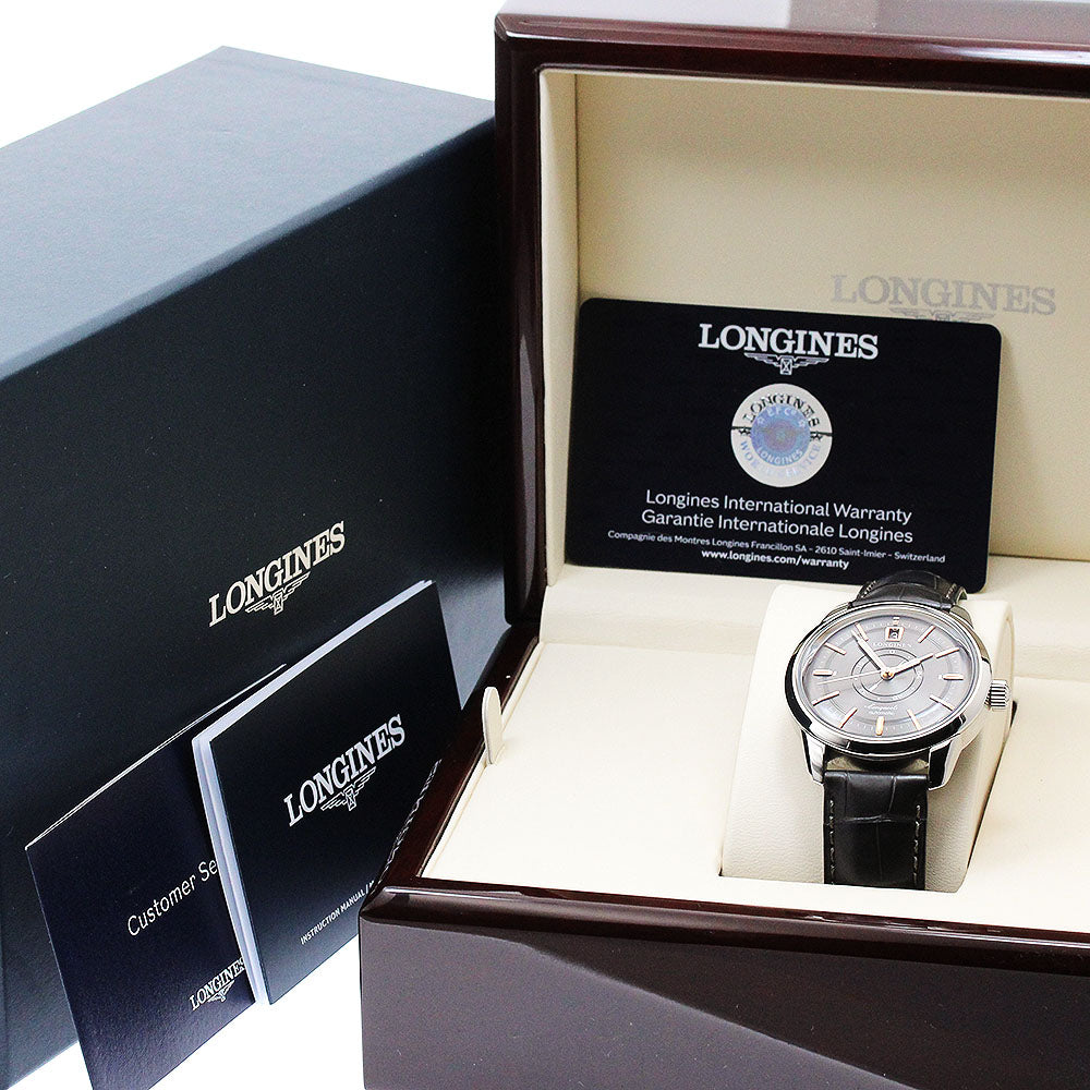 LONGINES Conquest Heritage Central L1.648.4 Date power reserve gray Dial Automatic Men's Watch_903525
