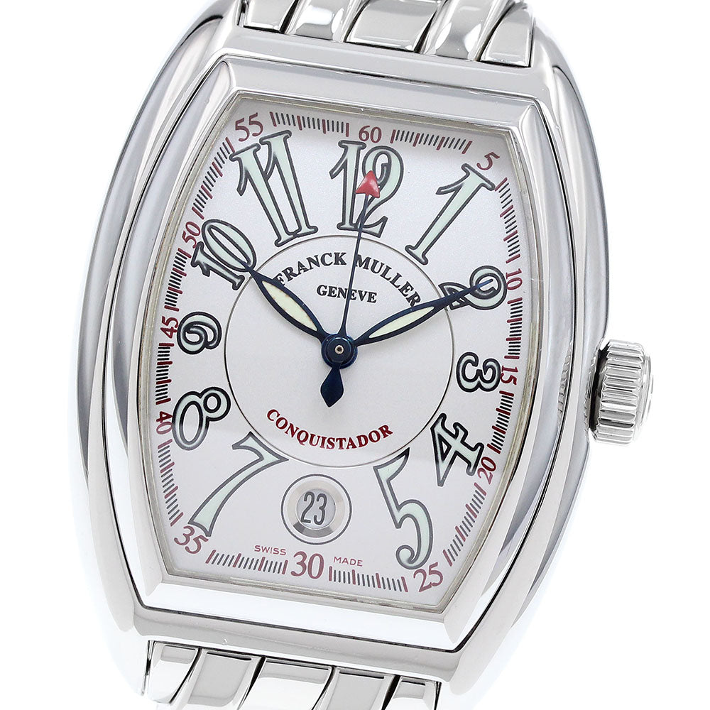 FRANCK MULLER Conquistador 8000SC Date Silver Dial Automatic Men's Watch_903548