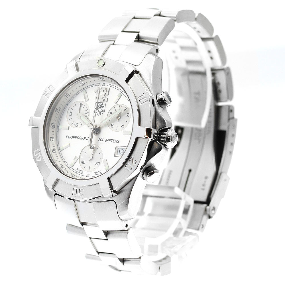 TAG HEUER Exclusive CN1111 Chronograph Silver Dial Quartz Men's Watch_903550