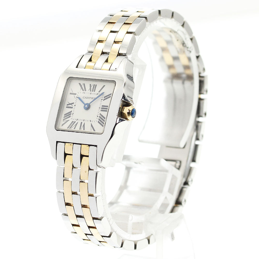 CARTIER Santos de Moiselle SM W25066Z6 beige Dial Quartz Ladies Watch_903557