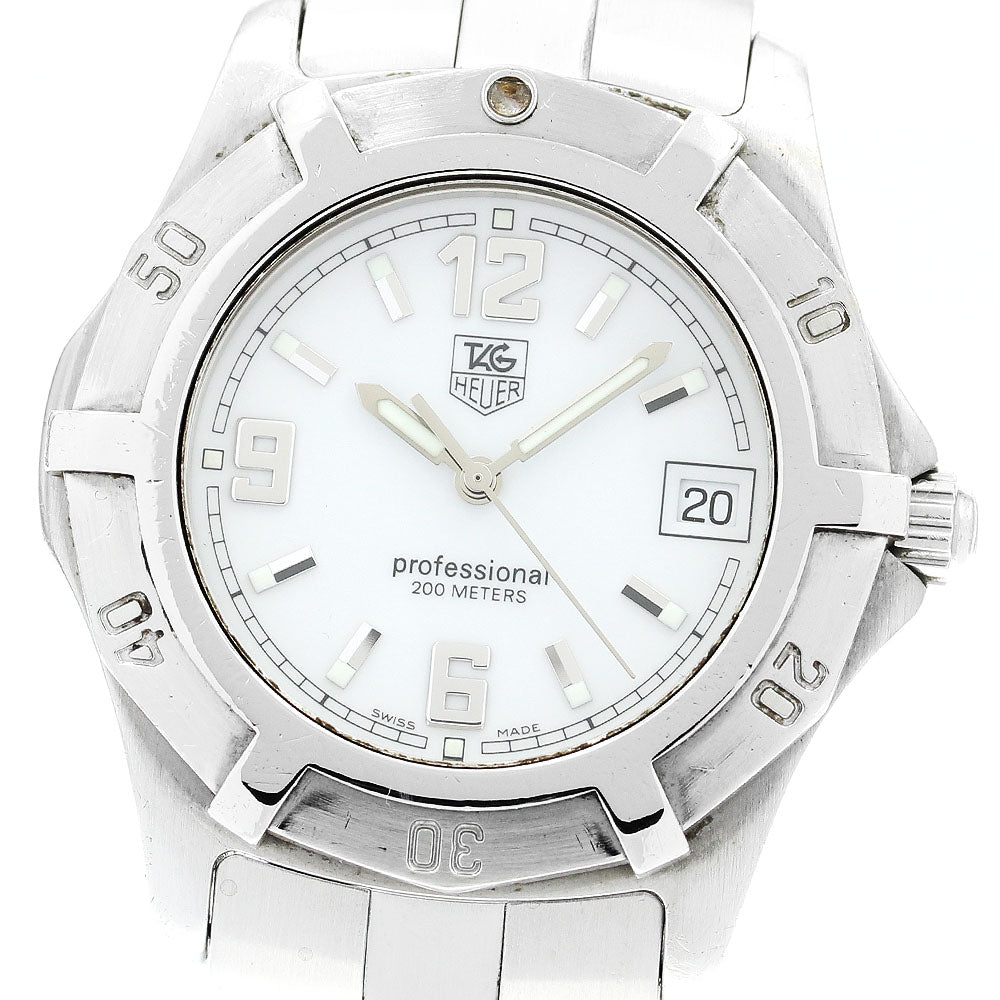 TAG HEUER 2000 Exclusive WN1111-0 Date white Dial Quartz Men's Watch_903564