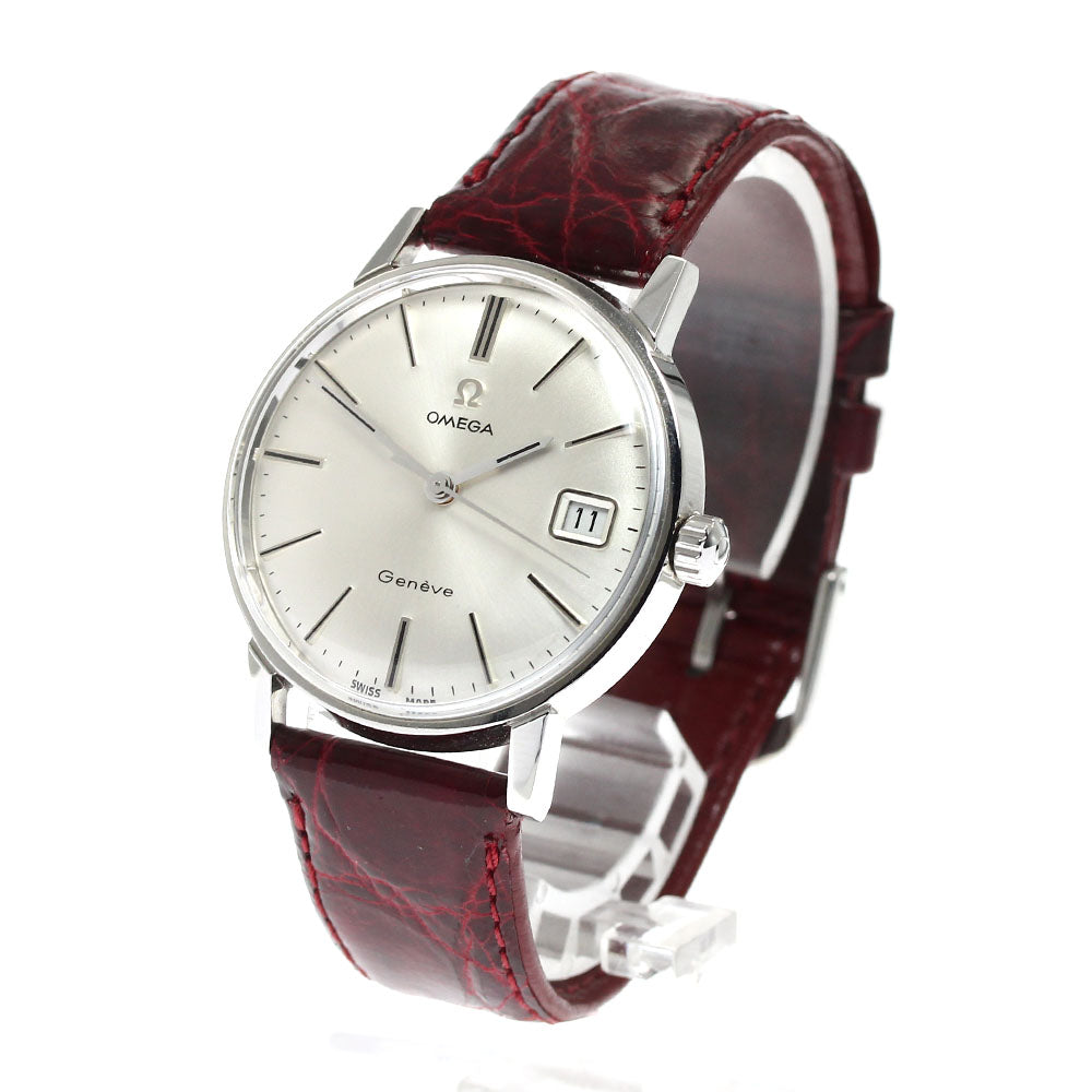 OMEGA Geneve 136.011 Date Cal.611 Silver Dial Hand Winding Men's Watch_903567
