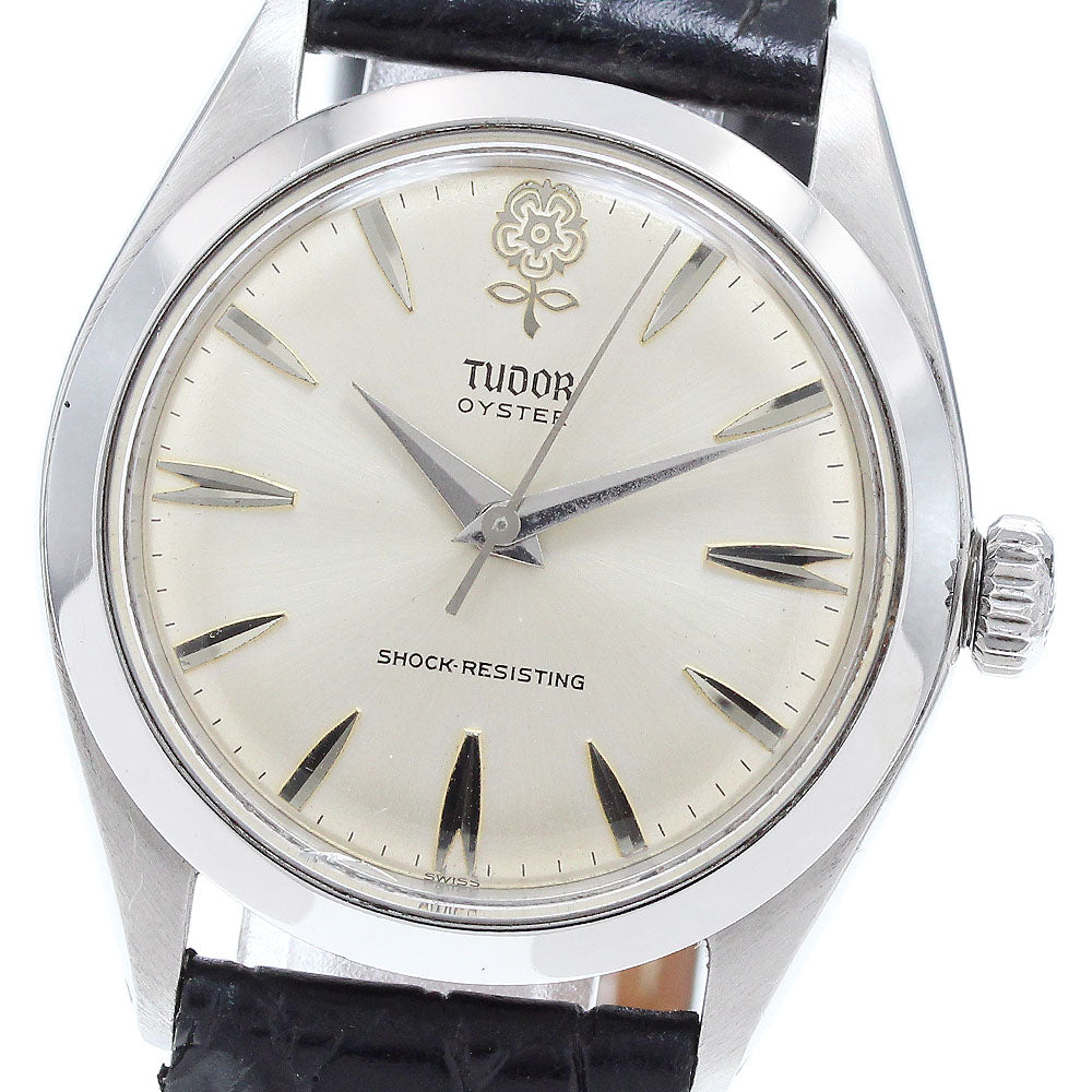 TUDOR Oyster Decabala 7934 vintage Silver Dial Hand Winding Men's Watch_903585