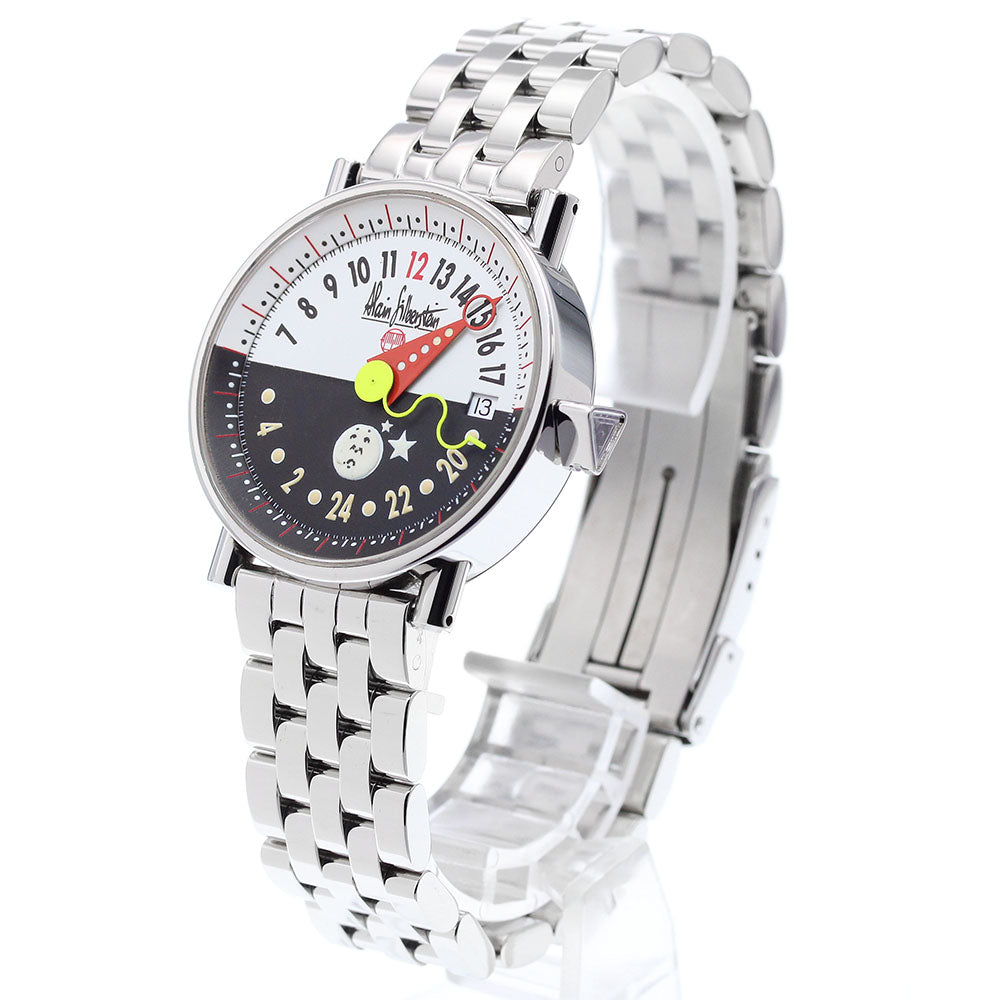 Alain Silberstein 24 hours Date White / black Dial Automatic Men's Watch_903588