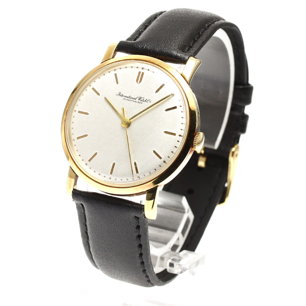 IWC SCHAFFHAUSEN R1205 K18YG Cal.401 Redandial Silver Dial Hand Winding Men's Watch_903590