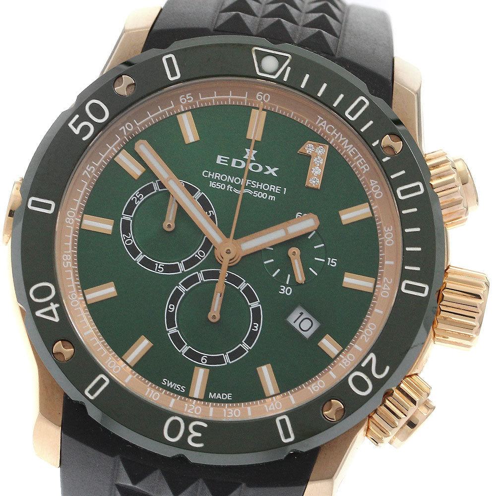 EDOX Chrono Offshore 1 10221-37RV5-VIR5-S Date Chronograph Quartz Men's_903593