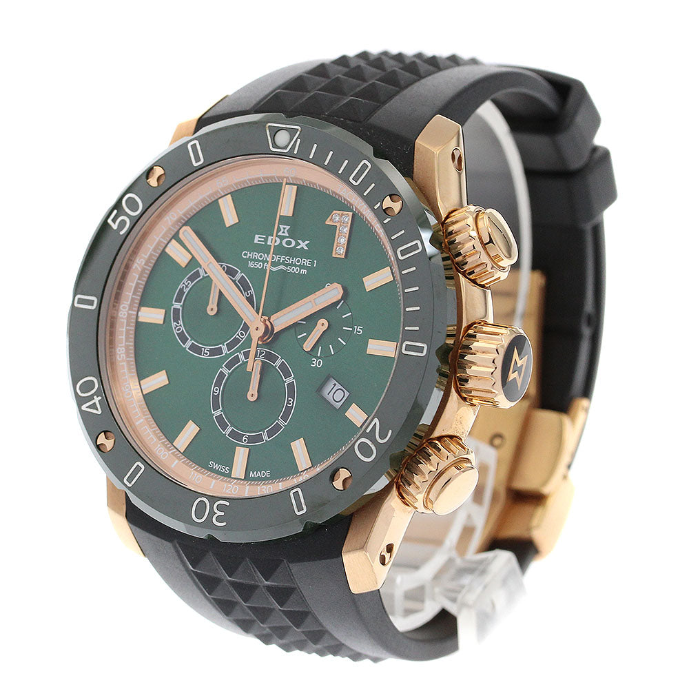 EDOX Chrono Offshore 1 10221-37RV5-VIR5-S Date Chronograph Quartz Men's_903593