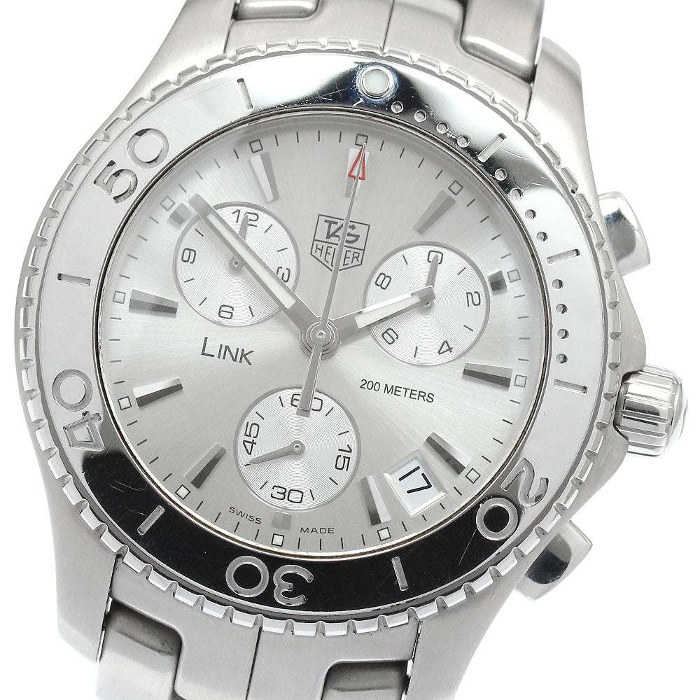 TAG HEUER Link CJ1111 Chronograph Silver Dial Quartz Men's Watch_903595