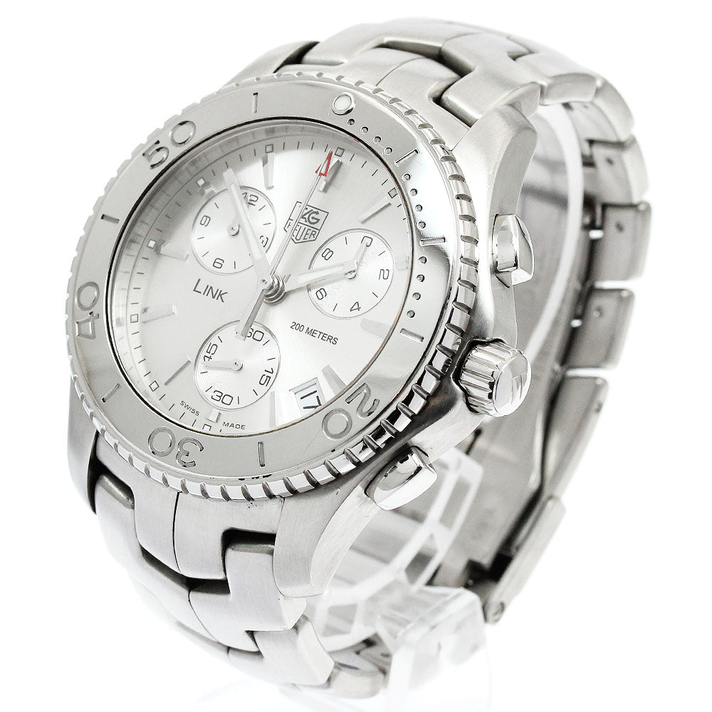 TAG HEUER Link CJ1111 Chronograph Silver Dial Quartz Men's Watch_903595