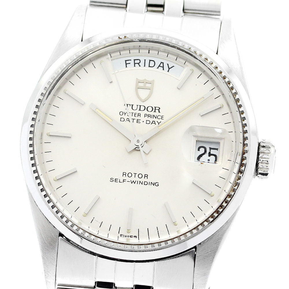 TUDOR Oyster Prince Date Day 94710 Silver Dial Automatic Men's Watch_903596