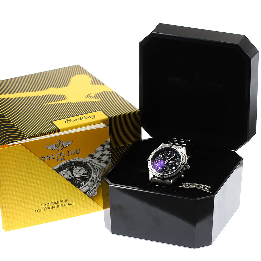BREITLING Chronomat Blackbird A13350 black Dial Automatic Men's Watch_903645