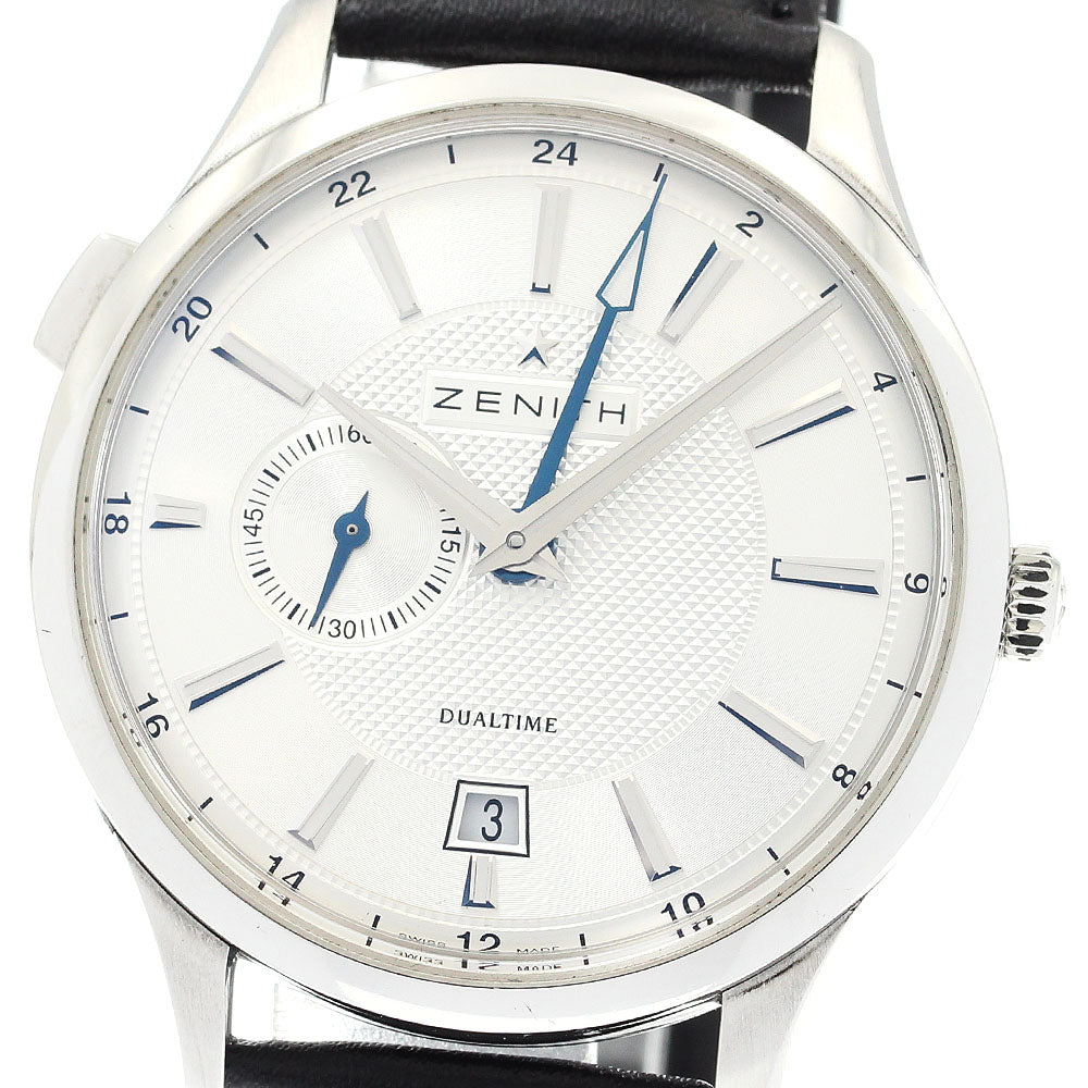 ZENITH captain dual time 03.2130.682/02.C498 Small Second Automatic Men's_903650