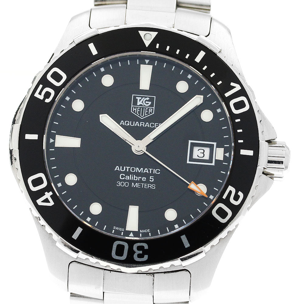 TAG HEUER Aqua Racer Caliber 5 WAN2110 Black Dial Automatic Men's Watch_903665
