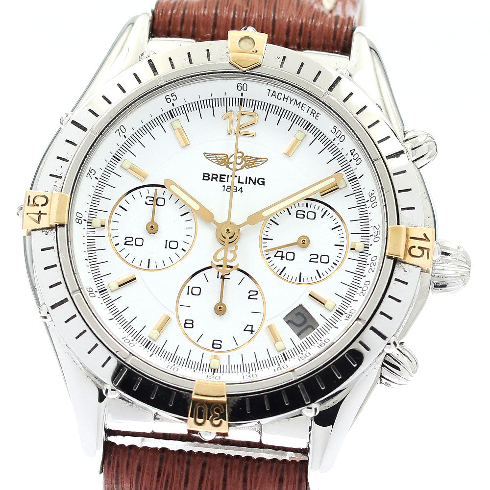 BREITLING Chrono cockpit B30012 Chronograph white Dial Automatic Men's_903672