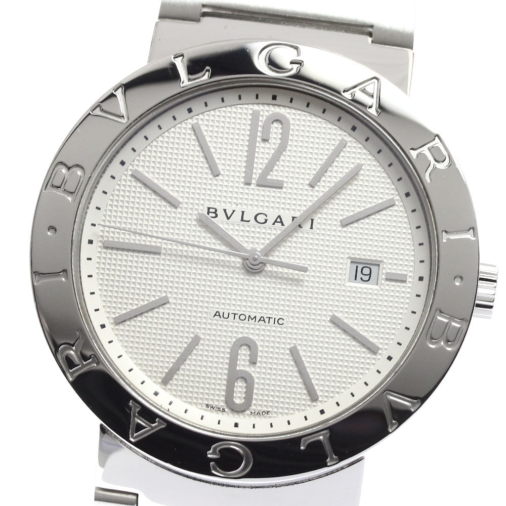 BVLGARI BVLGARIBVLGARI BB42SSAUTO Date Silver Dial Automatic Men's Watch_903678