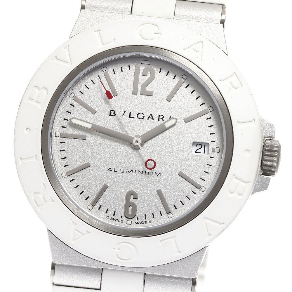 BVLGARI aluminum BB40AT 1000 world limited Silver Dial Automatic Men's_903679