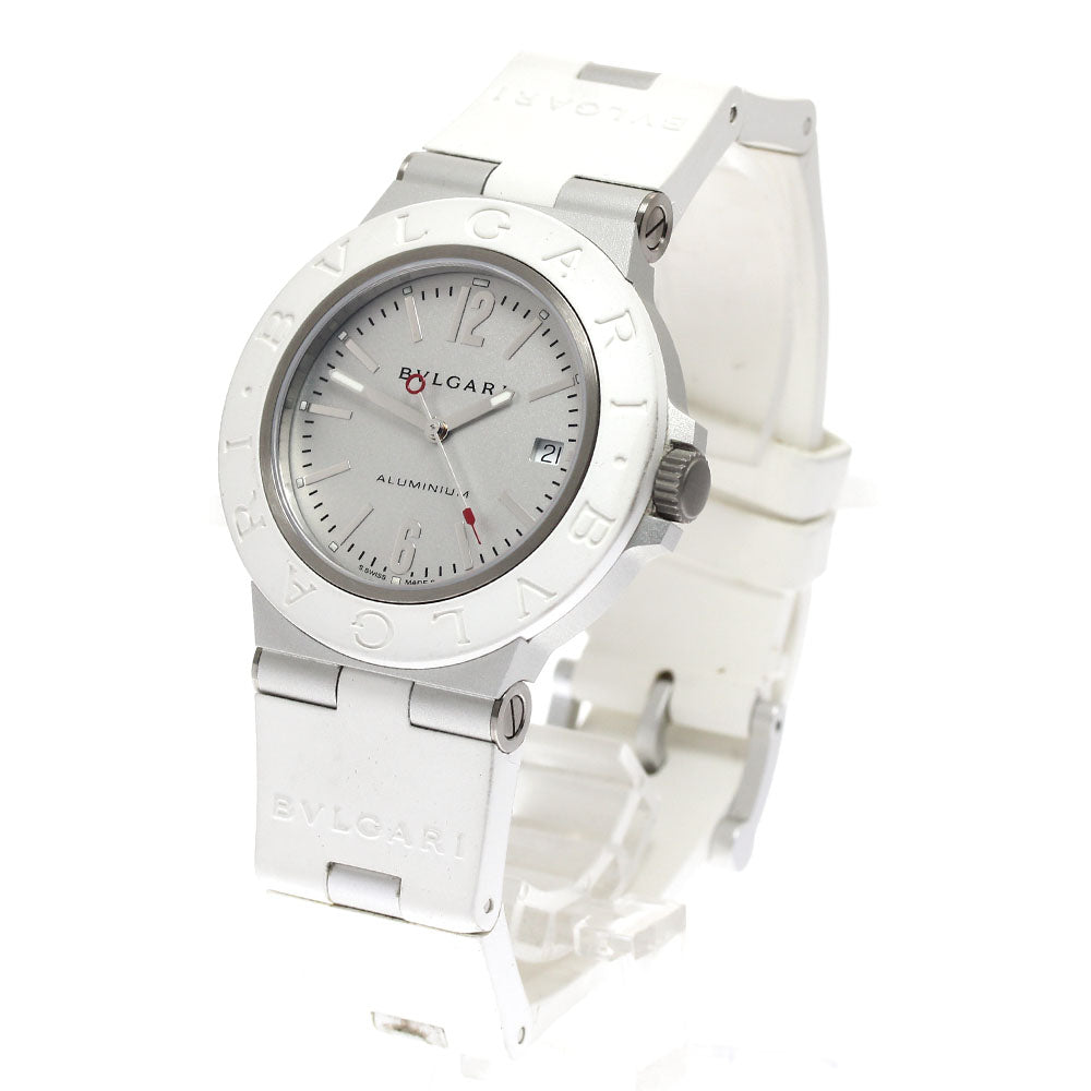 BVLGARI aluminum BB40AT 1000 world limited Silver Dial Automatic Men's_903679