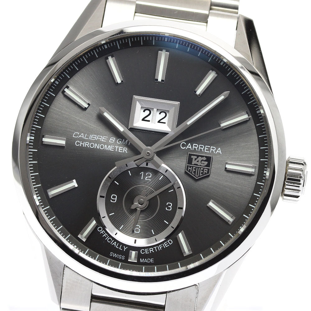 TAG HEUER Carrera caliber 8 WAR5012 GMT Big Date Automatic Men's Watch_903683