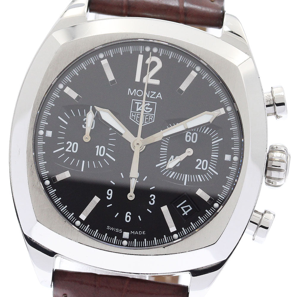 TAG HEUER Monza CR2113-0 Date Chronograph black Dial Automatic Men's Watch_903687