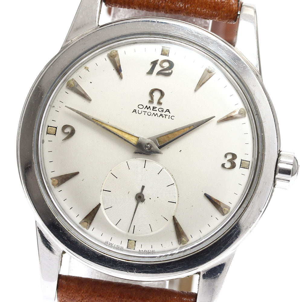 OMEGA 2576-12 cal.342 harf floater Silver Dial Automatic Men's Watch_903692