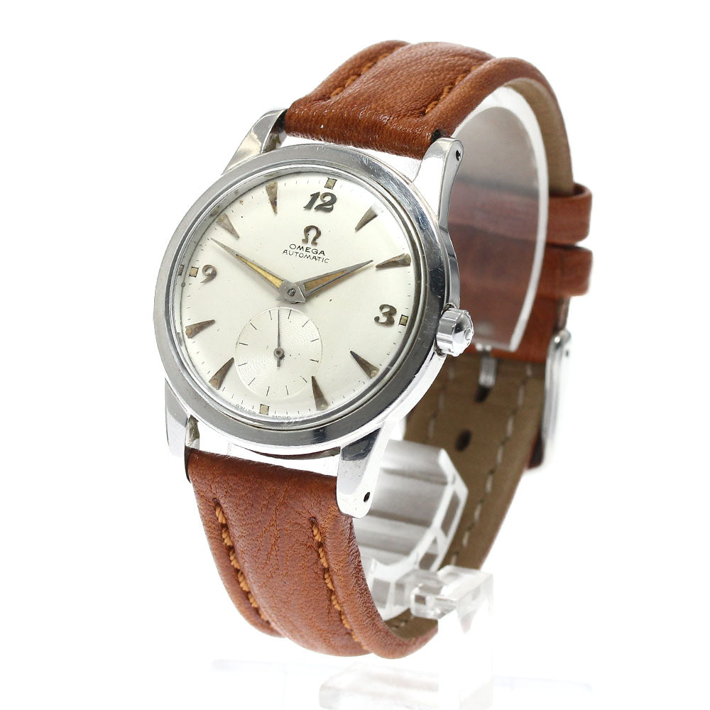 OMEGA 2576-12 cal.342 harf floater Silver Dial Automatic Men's Watch_903692