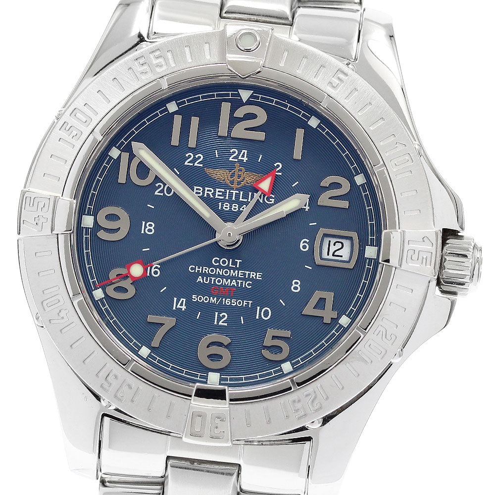 BREITLING Colt A32350 GMT blue Dial Automatic Men's Watch_903694